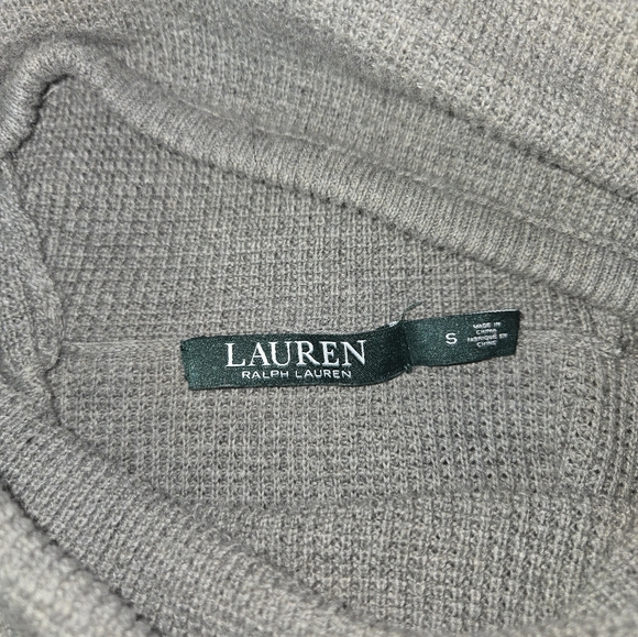 Lauren Ralph Lauren Gray Knit Women Sweater - Picture 11 of 11